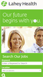 Mobile Screenshot of careers.lahey.org